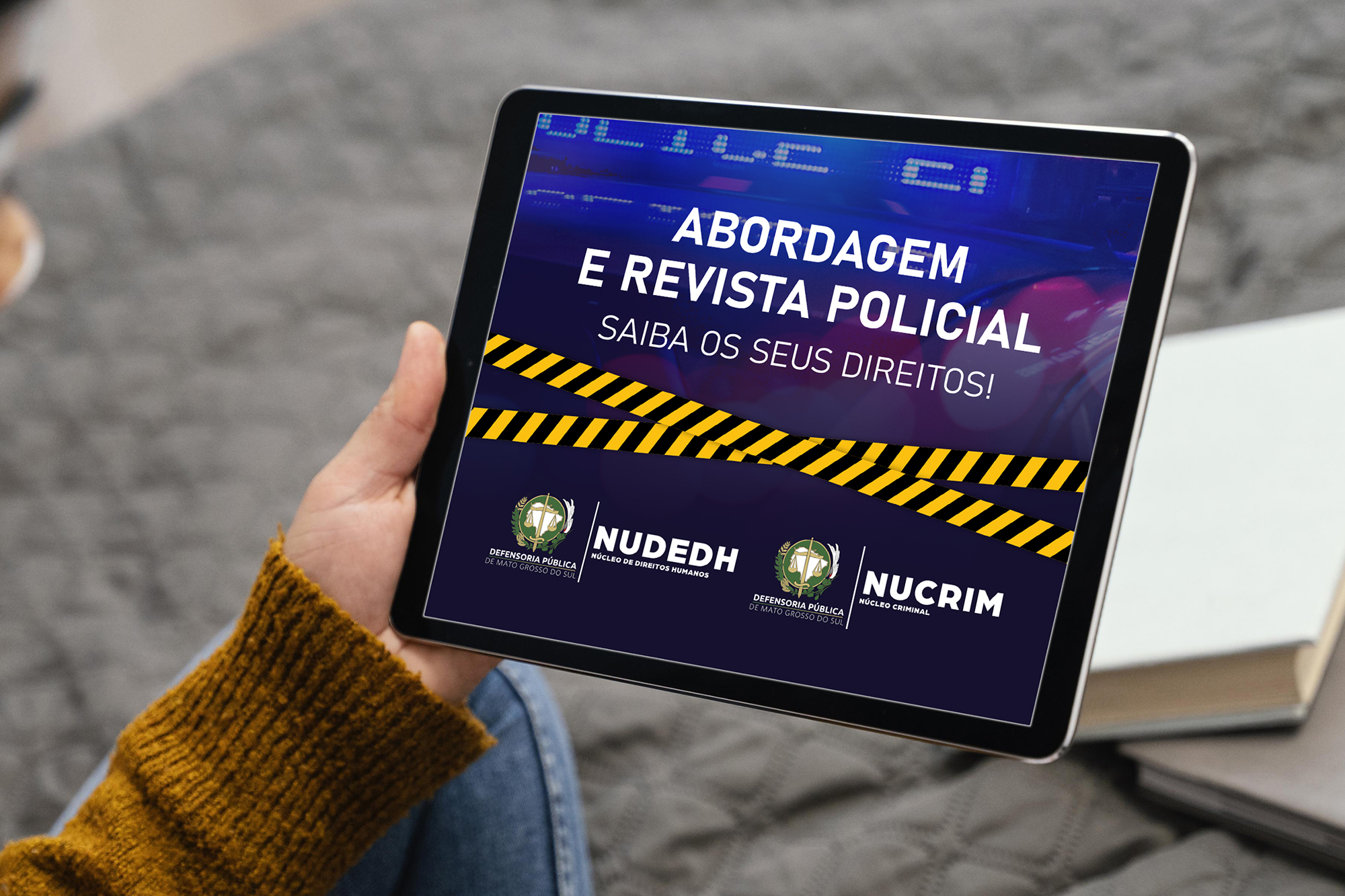 Nucrim e Nudedh da Defensoria lançam cartilha sobre abordagem policial