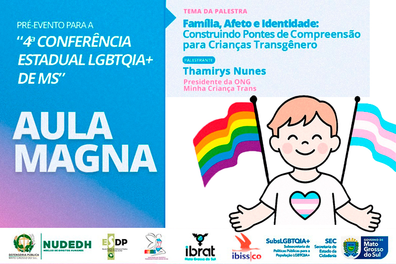 21/08: Aula Magna aborda família, afeto e identidade de crianças transgênero