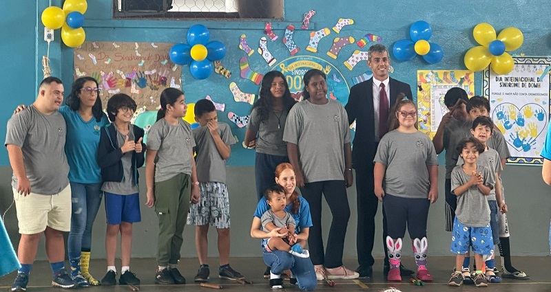 Defensoria visita APAE de São Gabriel do Oeste em alusão ao Dia da Síndrome de Down