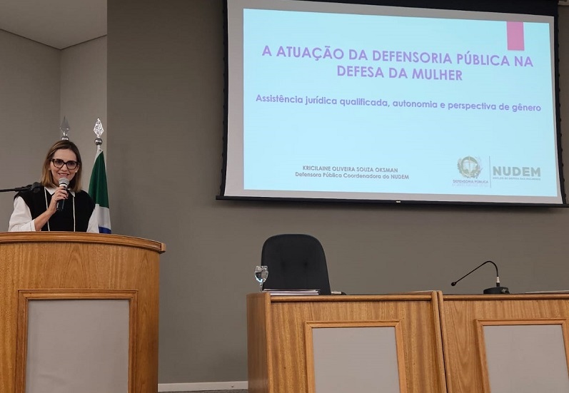 Defensoria destaca proteção integral às mulheres em encontro estadual sobre violência doméstica