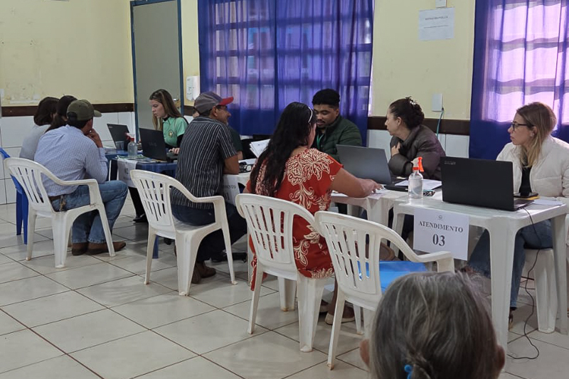 Defensoria Pública realiza 120 atendimentos jurídicos em mutirão rural no Assentamento Santo Antônio