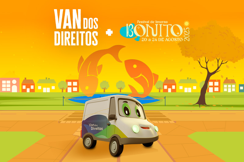 Van dos Direitos participa do Festival de Inverno de Bonito 2025